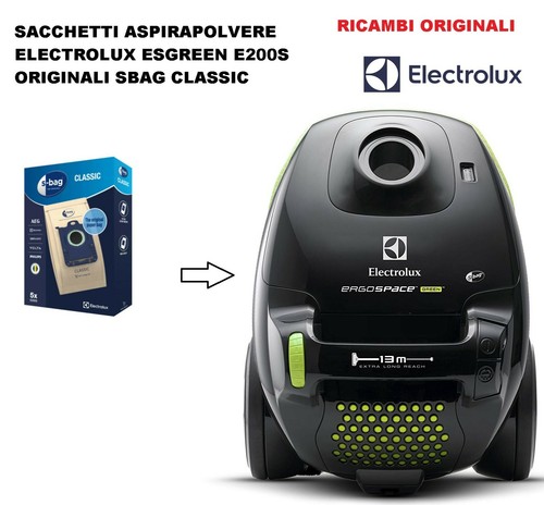 Sacchetti aspirapolvere e200s - aspirapolvere,